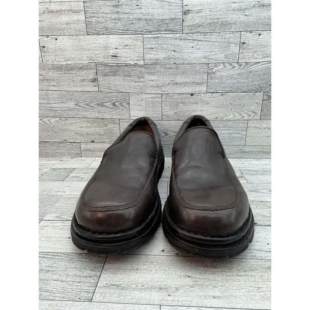Born Shoes Mens Size 9.5 Leather Slip On Loafers‎ Comfort Handcrafted